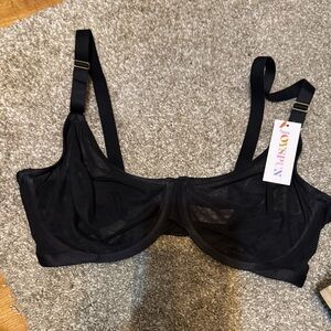 Joyspun Black Sheer Underwire Bra